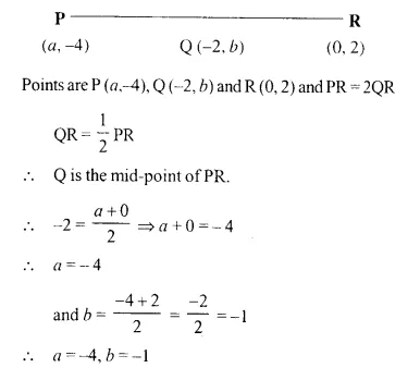 Selina Concise Mathematics Class 10 ICSE Solutions Chapter 13 Section and Mid-Point Formula Ex 13B Q15.1