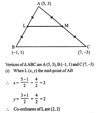 Selina Concise Mathematics Class 10 ICSE Solutions Chapter 13 Section and Mid-Point Formula Ex 13B Q3.1
