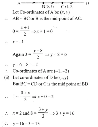 Selina Concise Mathematics Class 10 ICSE Solutions Chapter 13 Section and Mid-Point Formula Ex 13B Q8.2