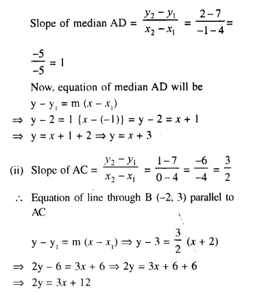 Selina Concise Mathematics Class 10 ICSE Solutions Chapter 14 Equation of a Line Ex 14C Q12.2