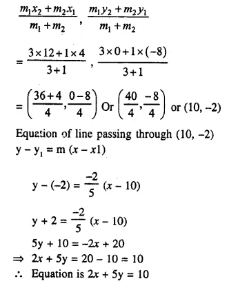 Selina Concise Mathematics Class 10 ICSE Solutions Chapter 14 Equation of a Line Ex 14C Q21.1