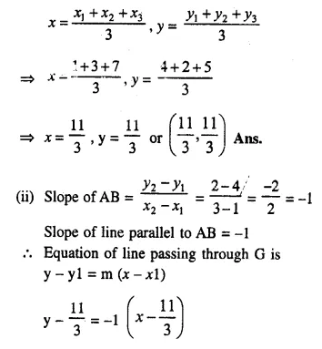 Selina Concise Mathematics Class 10 ICSE Solutions Chapter 14 Equation of a Line Ex 14C Q22.1