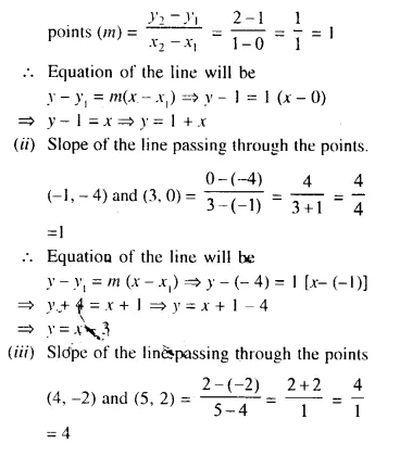 Selina Concise Mathematics Class 10 ICSE Solutions Chapter 14 Equation of a Line Ex 14C Q5.1