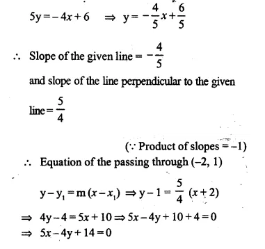 Selina Concise Mathematics Class 10 ICSE Solutions Chapter 14 Equation of a Line Ex 14D Q14.1