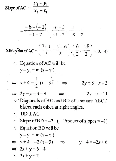 Selina Concise Mathematics Class 10 ICSE Solutions Chapter 14 Equation of a Line Ex 14D Q18.1