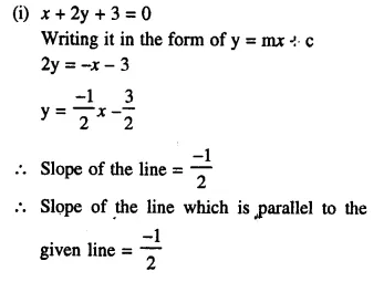 Selina Concise Mathematics Class 10 ICSE Solutions Chapter 14 Equation of a Line Ex 14D Q4.1