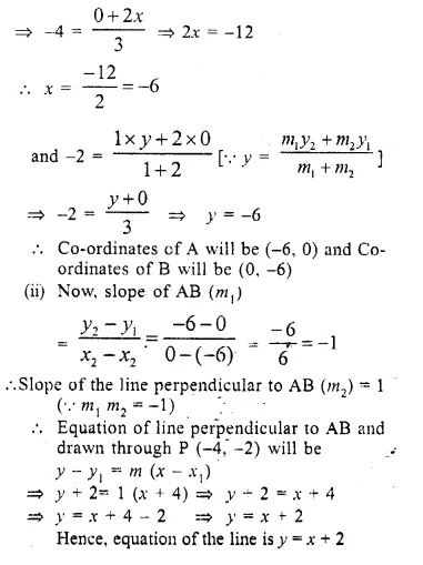 Selina Concise Mathematics Class 10 ICSE Solutions Chapter 14 Equation of a Line Ex 14E Q20.2