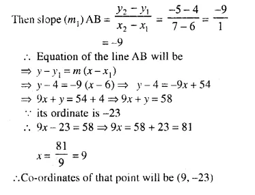 Selina Concise Mathematics Class 10 ICSE Solutions Chapter 14 Equation of a Line Ex 14E Q25.1