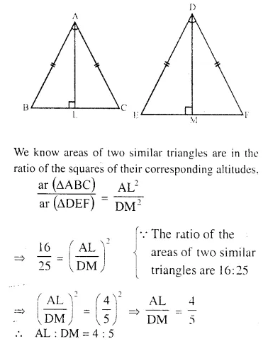 Selina Concise Mathematics Class 10 ICSE Solutions Chapter 15 Similarity Ex 15E Q27.1