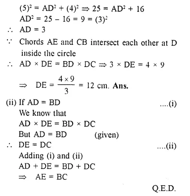 Selina Concise Mathematics Class 10 ICSE Solutions Chapter 18 Tangents and Intersecting Chords Ex 18B Q14.2
