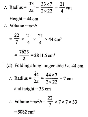 Selina Concise Mathematics Class 10 ICSE Solutions Chapter 20 Cylinder, Cone and Sphere Ex 20A Q16.2
