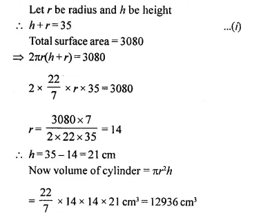 Selina Concise Mathematics Class 10 ICSE Solutions Chapter 20 Cylinder, Cone and Sphere Ex 20A Q21.1