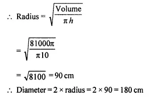 Selina Concise Mathematics Class 10 ICSE Solutions Chapter 20 Cylinder, Cone and Sphere Ex 20A Q24.1