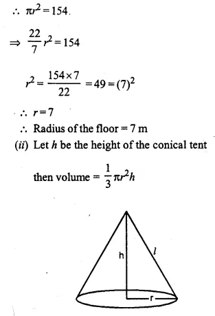 Selina Concise Mathematics Class 10 ICSE Solutions Chapter 20 Cylinder, Cone and Sphere Ex 20B Q14.1
