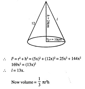 Selina Concise Mathematics Class 10 ICSE Solutions Chapter 20 Cylinder, Cone and Sphere Ex 20B Q4.1