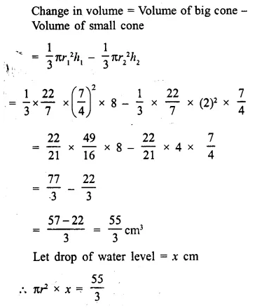 Selina Concise Mathematics Class 10 ICSE Solutions Chapter 20 Cylinder, Cone and Sphere Ex 20F Q13.4