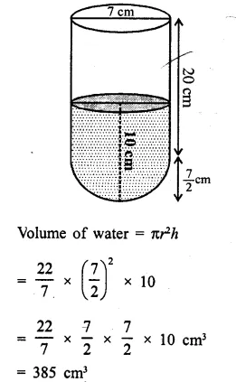 Selina Concise Mathematics Class 10 ICSE Solutions Chapter 20 Cylinder, Cone and Sphere Ex 20F Q15.1