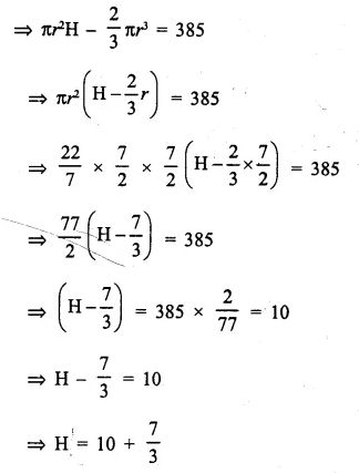 Selina Concise Mathematics Class 10 ICSE Solutions Chapter 20 Cylinder, Cone and Sphere Ex 20F Q15.3