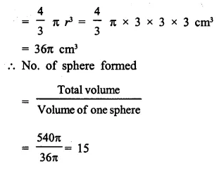 Selina Concise Mathematics Class 10 ICSE Solutions Chapter 20 Cylinder, Cone and Sphere Ex 20G Q1.1