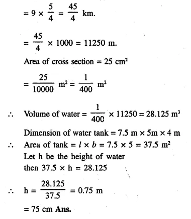 Selina Concise Mathematics Class 10 ICSE Solutions Chapter 20 Cylinder, Cone and Sphere Ex 20G Q11.1