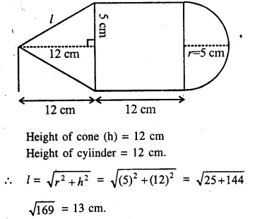 Selina Concise Mathematics Class 10 ICSE Solutions Chapter 20 Cylinder, Cone and Sphere Ex 20G Q12.2