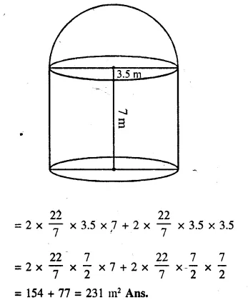 Selina Concise Mathematics Class 10 ICSE Solutions Chapter 20 Cylinder, Cone and Sphere Ex 20G Q14.1