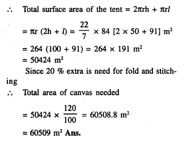 Selina Concise Mathematics Class 10 ICSE Solutions Chapter 20 Cylinder, Cone and Sphere Ex 20G Q15.2
