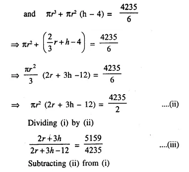 Selina Concise Mathematics Class 10 ICSE Solutions Chapter 20 Cylinder, Cone and Sphere Ex 20G Q16.3