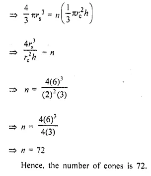 Selina Concise Mathematics Class 10 ICSE Solutions Chapter 20 Cylinder, Cone and Sphere Ex 20G Q19.1