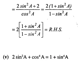 Selina Concise Mathematics Class 10 ICSE Solutions Chapter 21 Trigonometrical Identities Ex 21B Q1.9