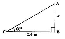 Selina Concise Mathematics Class 10 ICSE Solutions Chapter 22 Heights and Distances Ex 22A Q3.1