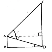 Selina Concise Mathematics Class 10 ICSE Solutions Chapter 22 Heights and Distances Ex 22C Q10.1