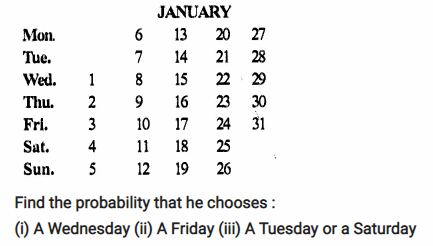 Selina Concise Mathematics Class 10 ICSE Solutions Chapter 25 Probability Ex 25A Q15.1