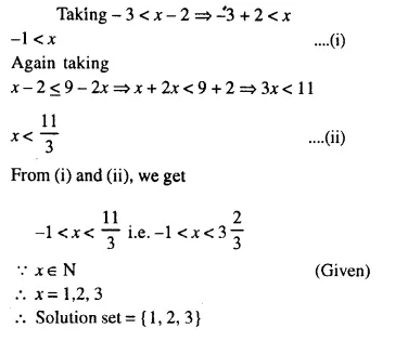Selina Concise Mathematics Class 10 ICSE Solutions Chapter 4 Linear Inequations Ex 4B 6.1