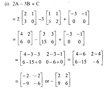 Selina Concise Mathematics Class 10 ICSE Solutions Chapter 9 Matrices Ex 9B Q3.2