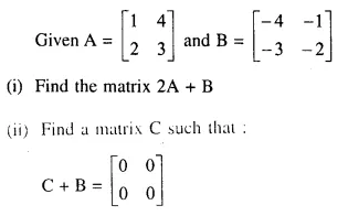 Selina Concise Mathematics Class 10 ICSE Solutions Chapter 9 Matrices Ex 9B Q5.1
