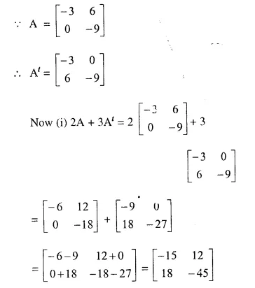 Selina Concise Mathematics Class 10 ICSE Solutions Chapter 9 Matrices Ex 9B Q7.2