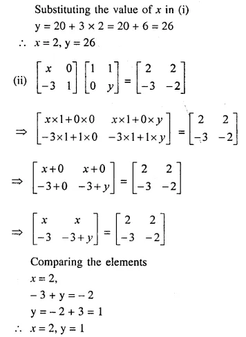 Selina Concise Mathematics Class 10 ICSE Solutions Chapter 9 Matrices Ex 9C Q4.3