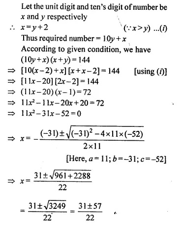 Selina Concise Mathematics Class 10 ICSE Solutions Chapterwise Revision Exercises Q27.1