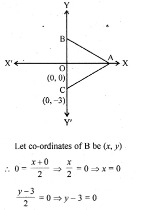 ML Aggarwal Class 10 Solutions for ICSE Maths Chapter 11 Section Formula Chapter Test Q1.1
