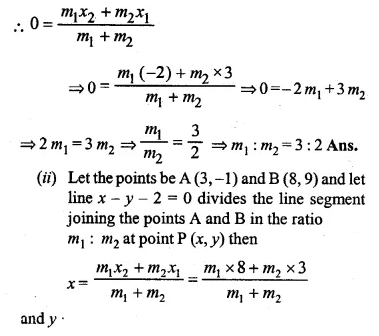 ML Aggarwal Class 10 Solutions for ICSE Maths Chapter 11 Section Formula Ex 11 Q19.1