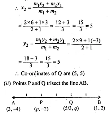 ML Aggarwal Class 10 Solutions for ICSE Maths Chapter 11 Section Formula Ex 11 Q4.2