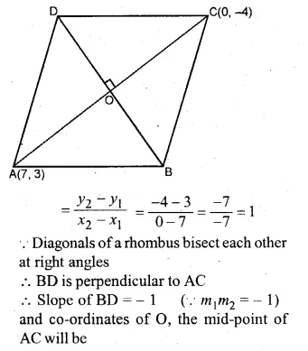 ML Aggarwal Class 10 Solutions for ICSE Maths Chapter 12 Equation of a Straight Line Chapter Test Q13.1