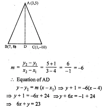 ML Aggarwal Class 10 Solutions for ICSE Maths Chapter 12 Equation of a Straight Line Ex 12.1 Q23.1