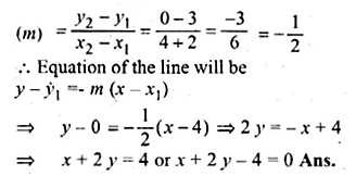 ML Aggarwal Class 10 Solutions for ICSE Maths Chapter 12 Equation of a Straight Line Ex 12.1 Q24.1