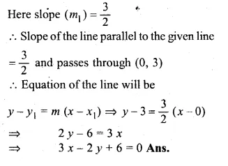 ML Aggarwal Class 10 Solutions for ICSE Maths Chapter 12 Equation of a Straight Line Ex 12.2 Q14.1