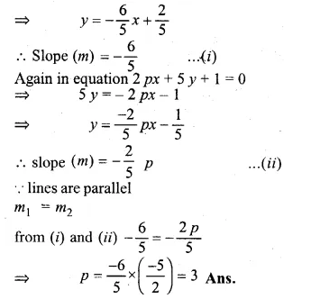 ML Aggarwal Class 10 Solutions for ICSE Maths Chapter 12 Equation of a Straight Line Ex 12.2 Q2.1