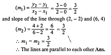 ML Aggarwal Class 10 Solutions for ICSE Maths Chapter 12 Equation of a Straight Line Ex 12.2 Q24.1