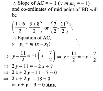 ML Aggarwal Class 10 Solutions for ICSE Maths Chapter 12 Equation of a Straight Line Ex 12.2 Q36.1