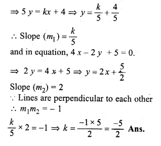 ML Aggarwal Class 10 Solutions for ICSE Maths Chapter 12 Equation of a Straight Line Ex 12.2 Q6.1